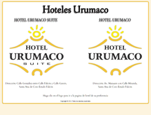Tablet Screenshot of hotelurumaco.com